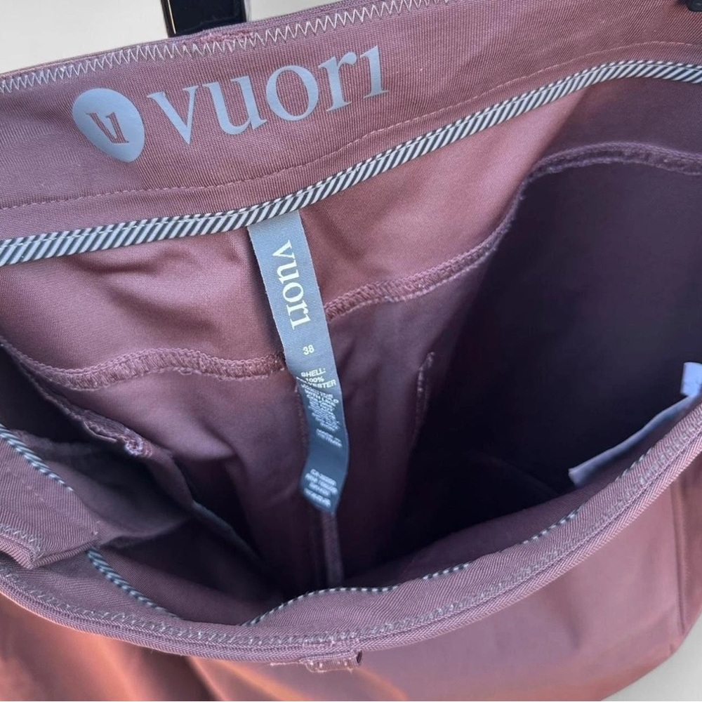 Vuori Men's Meta Pants in Oxblood Maroon Size 38 x 27